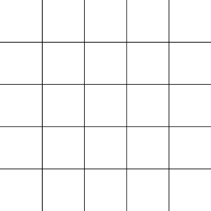 Scientific Notation Tic Tac Toe 5 x 5 Grid